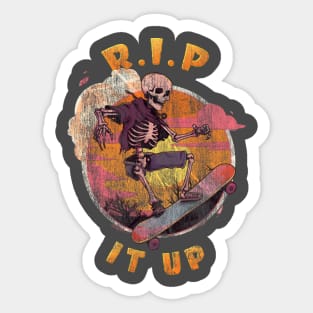 R.I.P It Up Skateboarder From The Afterlife Sticker